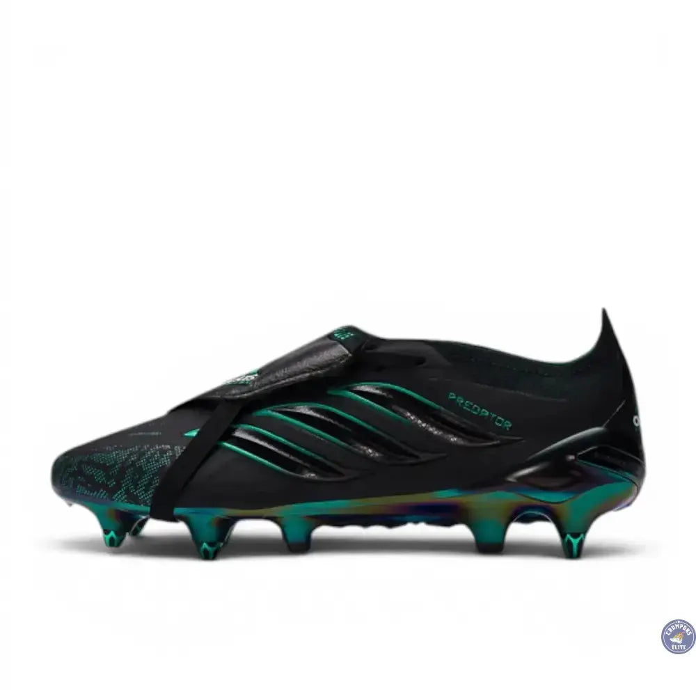 Adidas Predator 26 Elite Fold-over Tongue SG EQT - Noir/Vert ÉDITION LIMITÉE