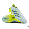 Adidas Predator 26 Elite Laceless FG Ice Cold Precision - Crystal Sky/Ray Blue/Jaune