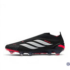 Adidas Predator 26 Elite Laceless FG Immortal DNA - Noir/Blanc/Lucid Red