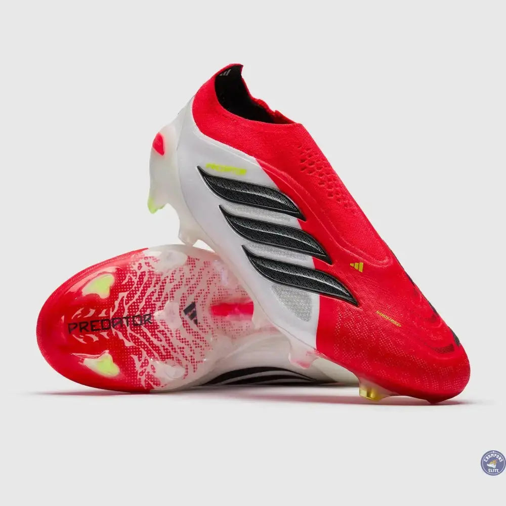 Adidas Predator 26 Laceless FG Born for Goals - Rouge/Noir/Blanc