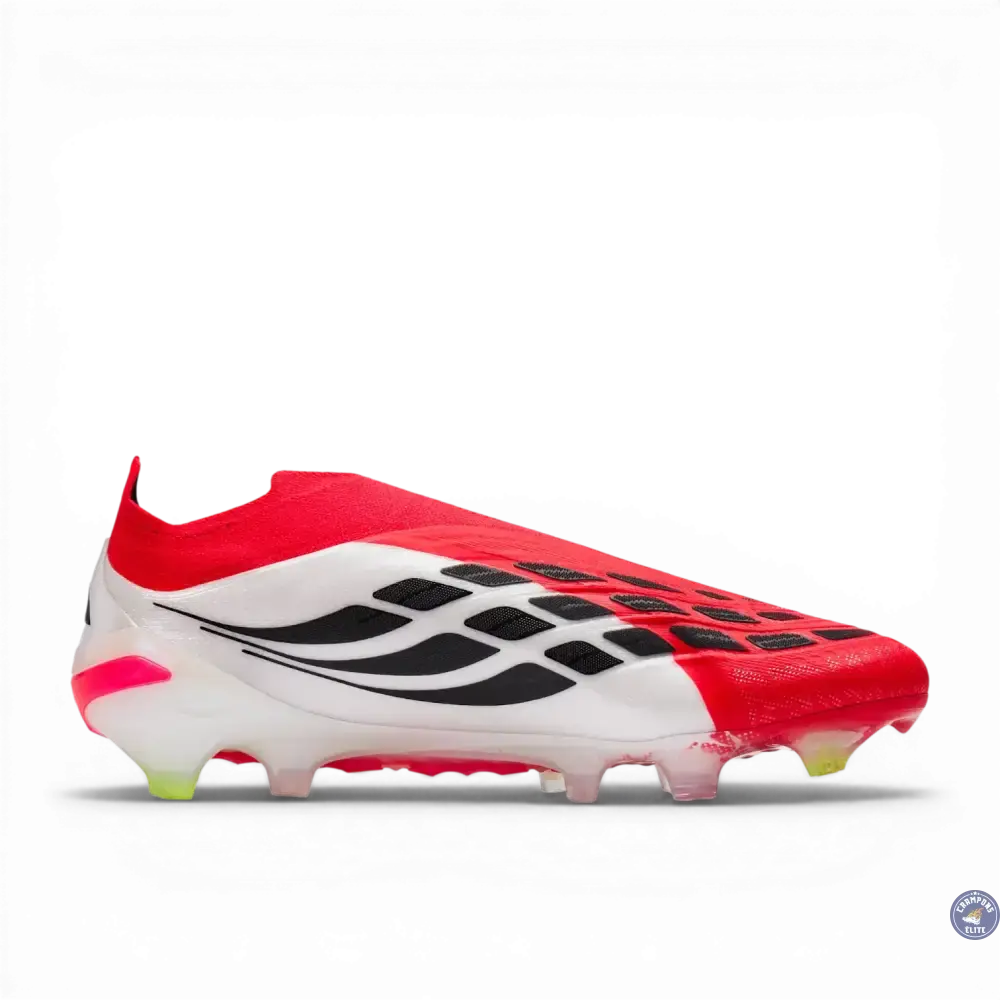 Adidas Predator 26 Laceless FG Born for Goals - Rouge/Noir/Blanc