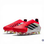 Adidas Predator 26 Laceless FG Born for Goals - Rouge/Noir/Blanc