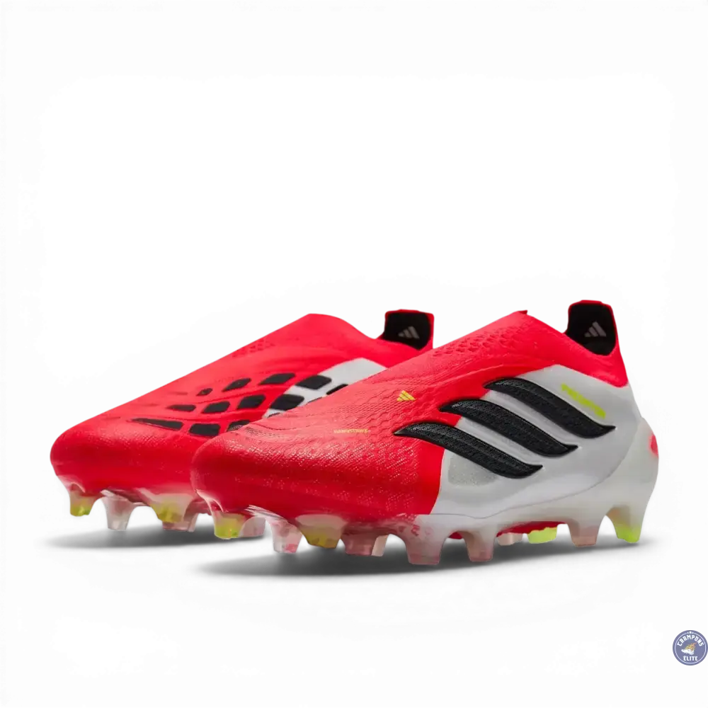 Adidas Predator 26 Laceless FG Born for Goals - Rouge/Noir/Blanc