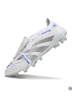 Adidas Predator Elite Fold-over Tongue AG Polar Victory - Blanc/Argenté/Bleu