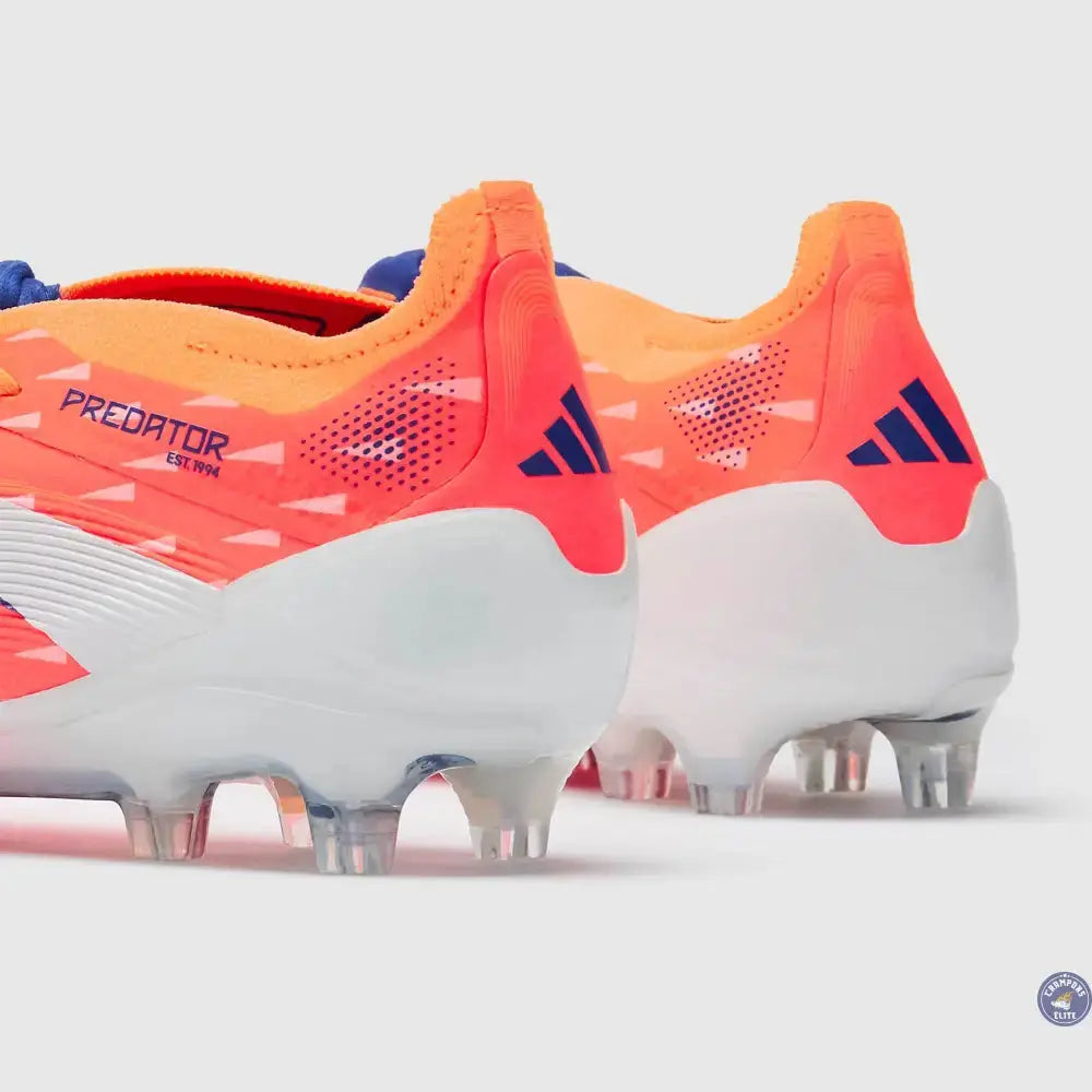 Adidas Predator Elite Fold-over Tongue FG Coral Blaze - Coral/Blanc/Orange