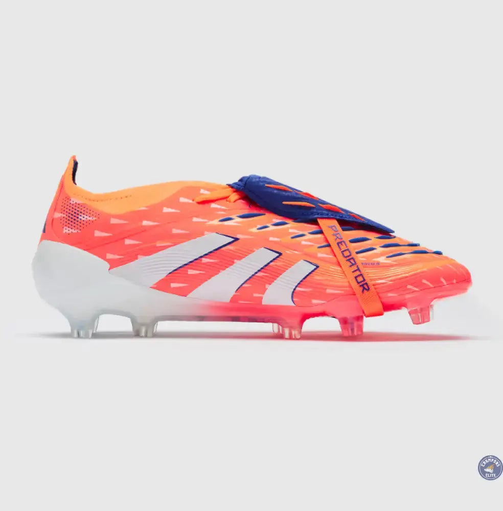 Adidas Predator Elite Fold-over Tongue FG Coral Blaze - Coral/Blanc/Orange