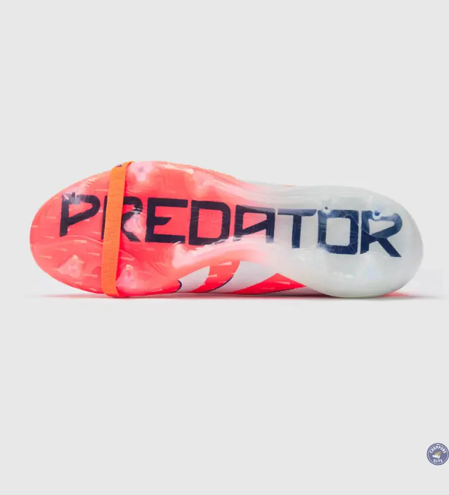 Adidas Predator Elite Fold-over Tongue FG Coral Blaze - Coral/Blanc/Orange
