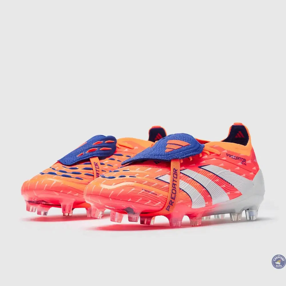 Adidas Predator Elite Fold-over Tongue FG Coral Blaze - Coral/Blanc/Orange