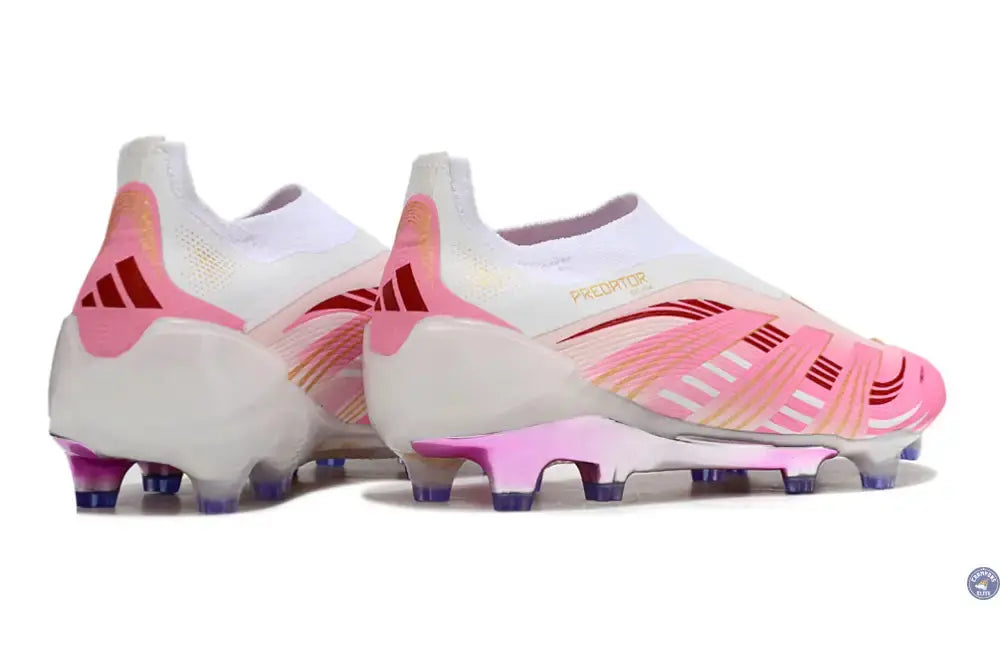 Adidas Predator Elite Laceless FG - Rose/Blanc/Or