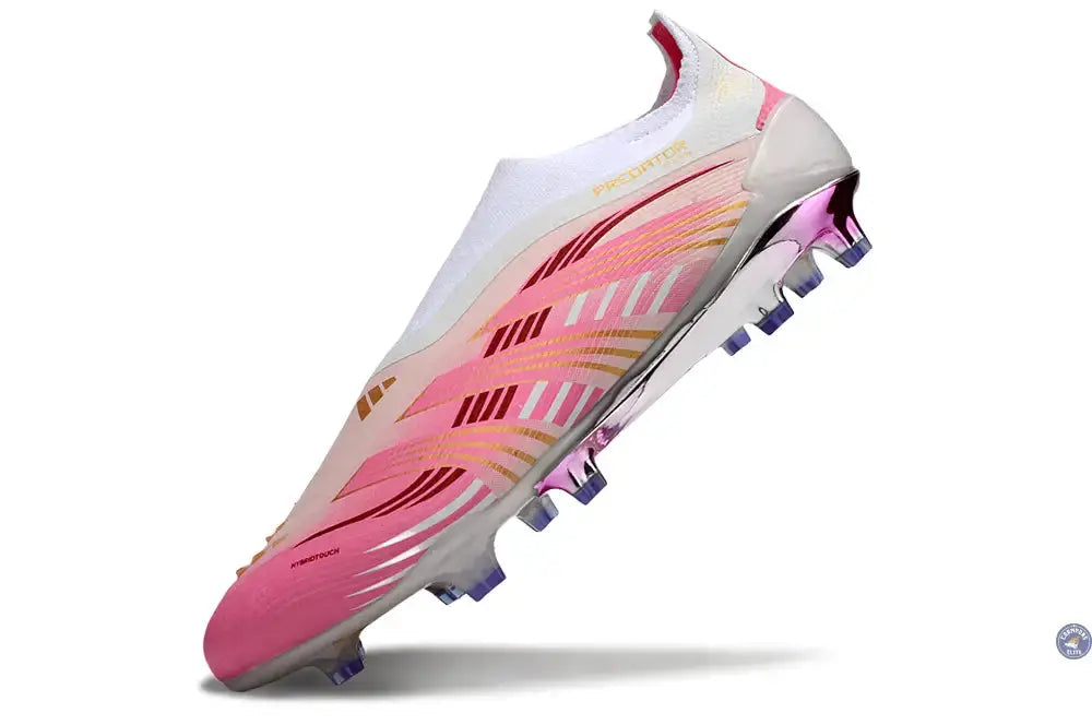 Adidas Predator Elite Laceless FG - Rose/Blanc/Or