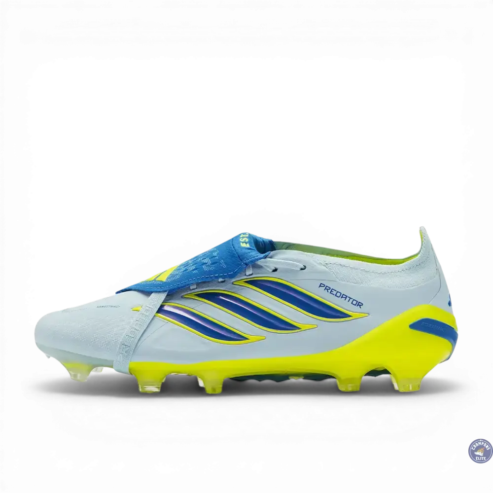 Adidas Predator Tongue Elite FG Ice Cold Precision - Gris/Bleu/Jaune