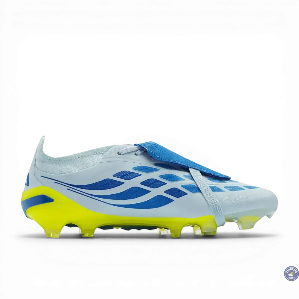 Adidas Predator Tongue Elite FG Ice Cold Precision - Gris/Bleu/Jaune
