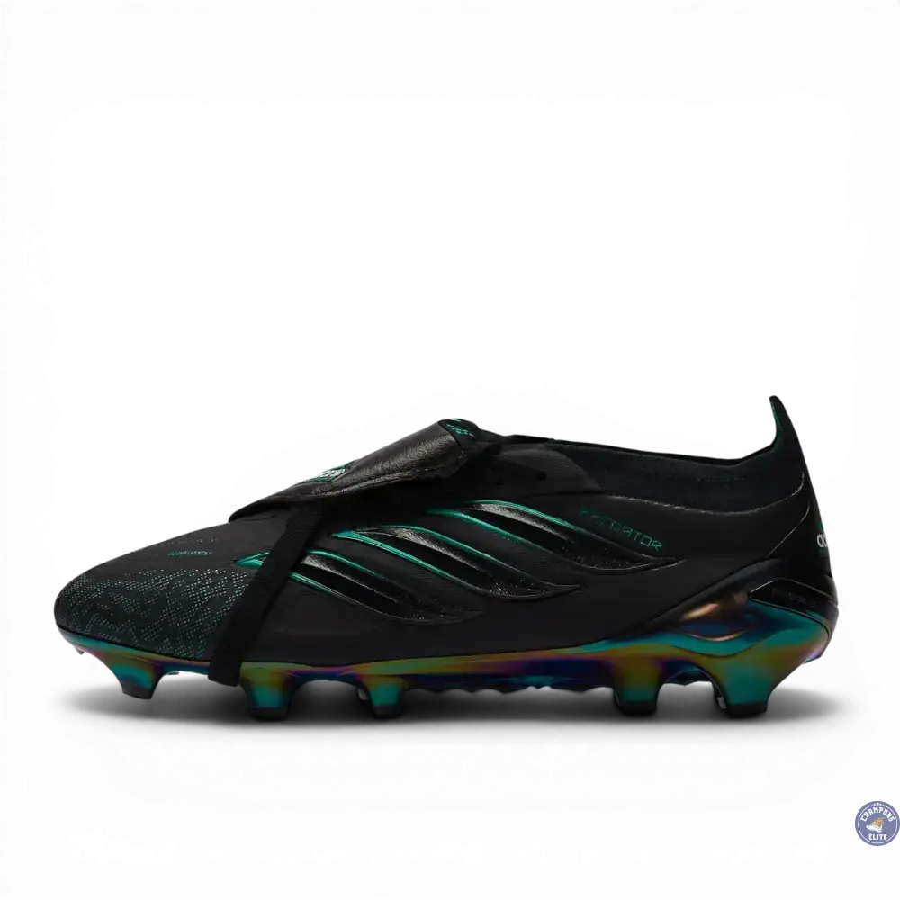 Adidas Predator Tongue FG - Noir/Vert Equipment