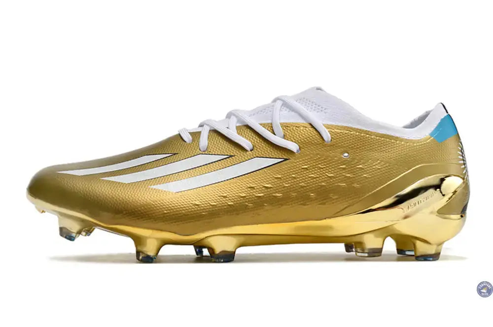 ADIDAS X SPEEDPORTAL MESSI .1 FG LEYENDA - DORÉ/BLANC/BLEU