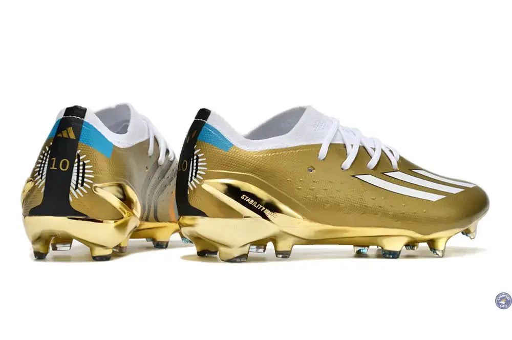 ADIDAS X SPEEDPORTAL MESSI .1 FG LEYENDA - DORÉ/BLANC/BLEU