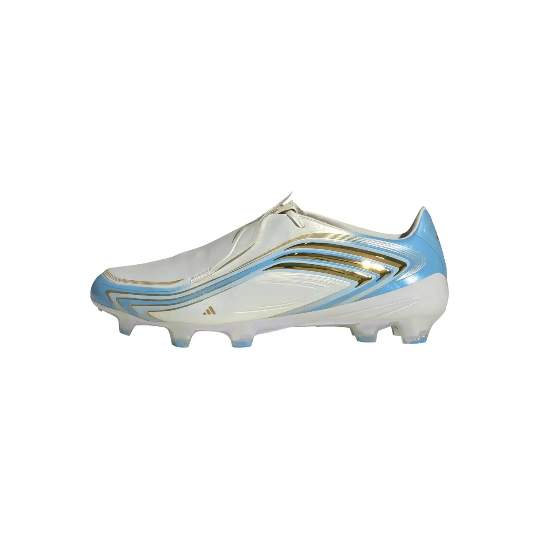 Adidas F50 Messi Elite FG - Blanc/Bleu/Or