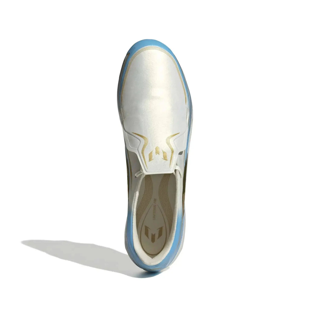 Adidas F50 Messi Elite FG - Blanc/Bleu/Or