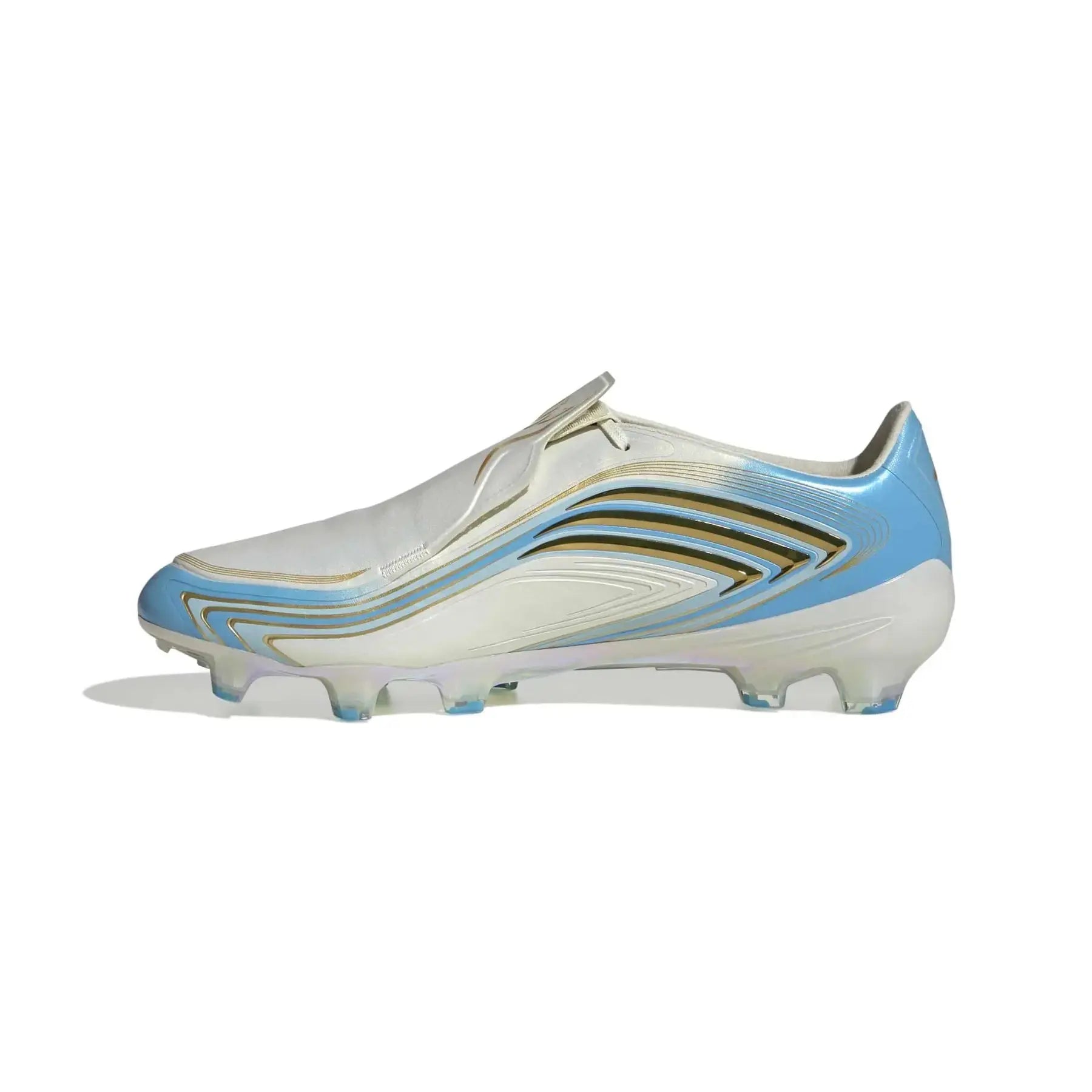 Adidas F50 Messi Elite FG - Blanc/Bleu/Or
