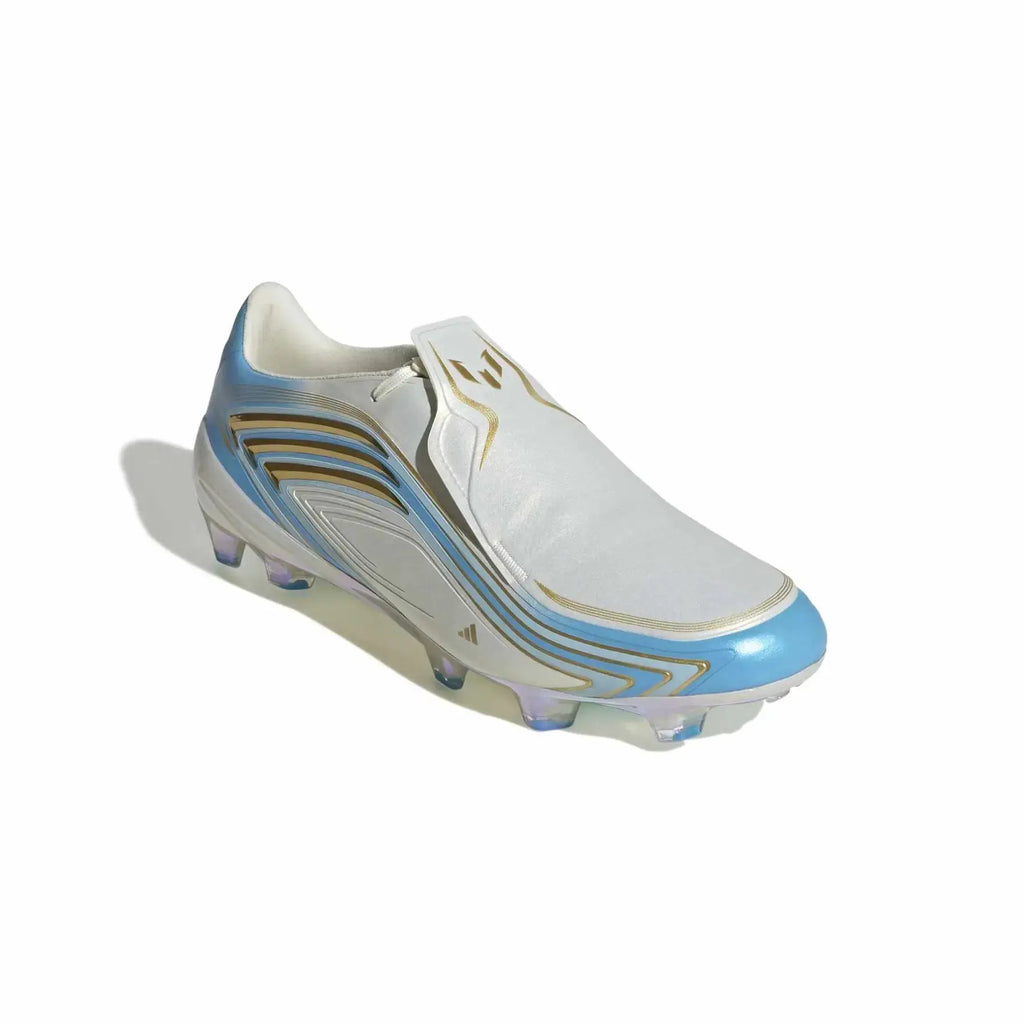 Adidas F50 Messi Elite FG - Blanc/Bleu/Or