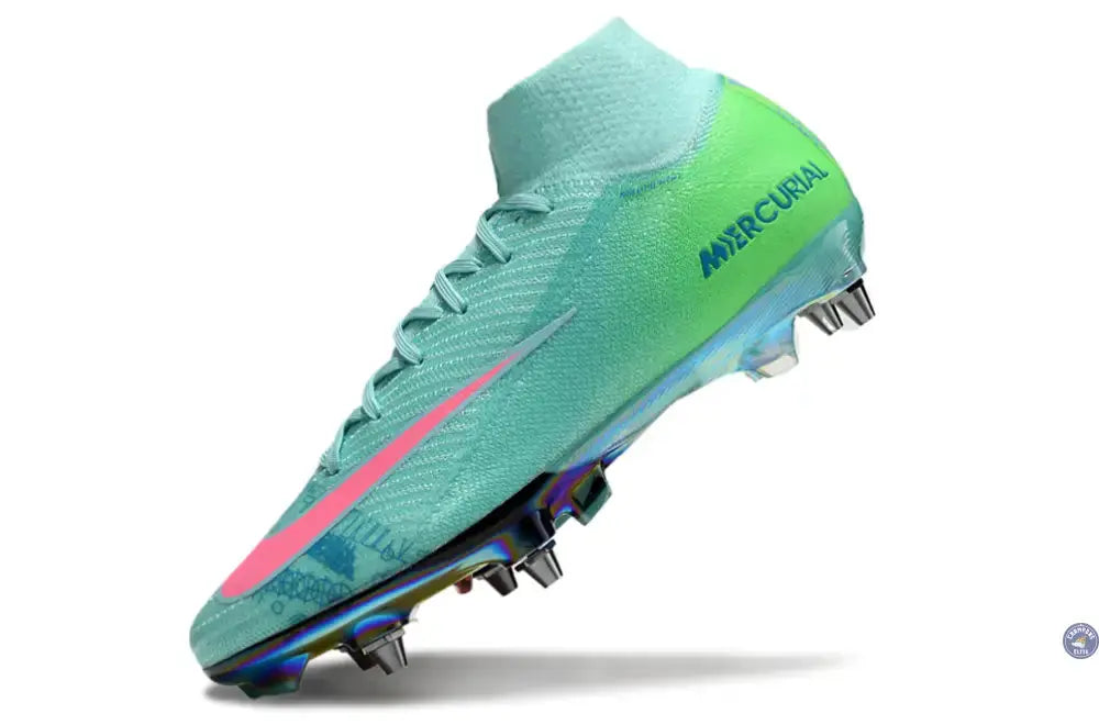 Air Zoom Mercurial Superfly 10 SG Cosmic Speed 2 - Turquoise/Noir ÉDITION LIMITÉE