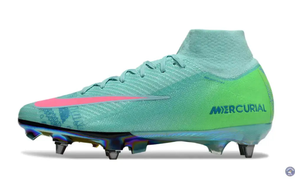 Air Zoom Mercurial Superfly 10 SG Cosmic Speed 2 - Turquoise/Noir ÉDITION LIMITÉE
