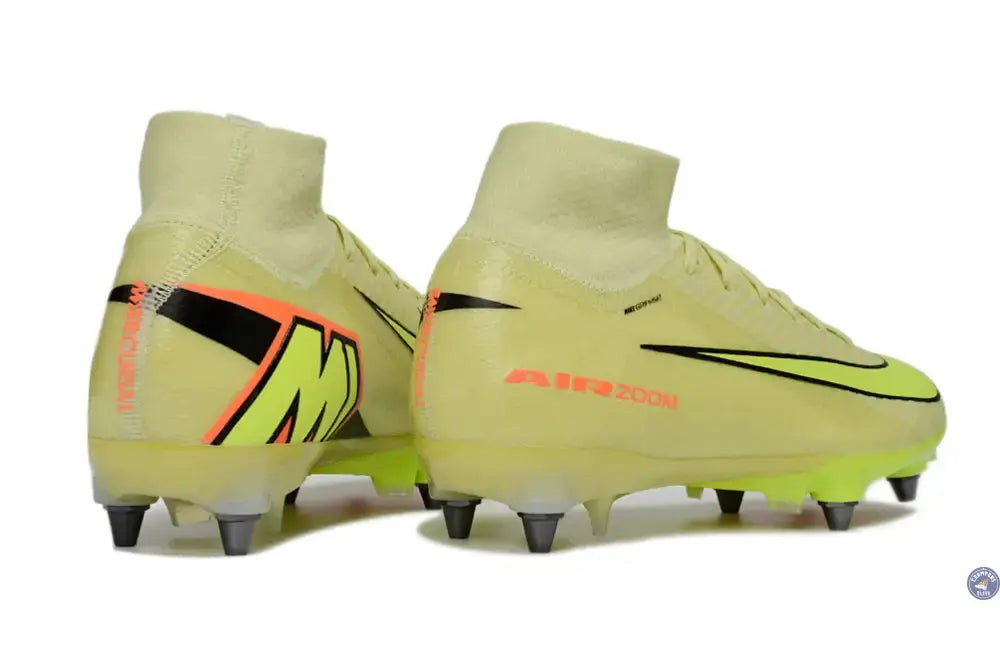 Air Zoom Mercurial Superfly 10 SG Max Voltage - Vert/Jaune Fluo/Orange