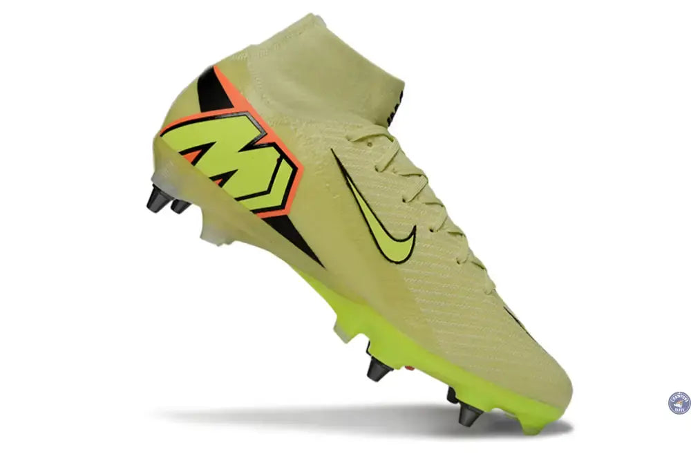 Air Zoom Mercurial Superfly 10 SG Max Voltage - Vert/Jaune Fluo/Orange