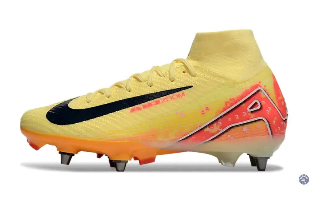 Air Zoom Mercurial Superfly 10 SG Mbappé Personal Edition - Orange/Bleu