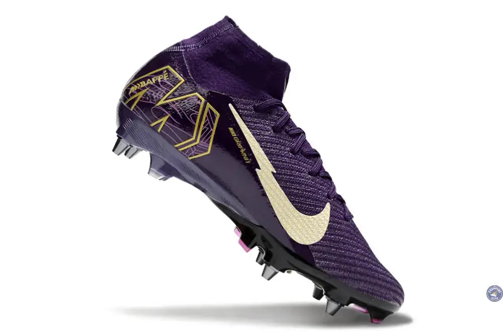 Air Zoom Mercurial Superfly 10 SG Mbappé Personal Edition - Violet/Blanc