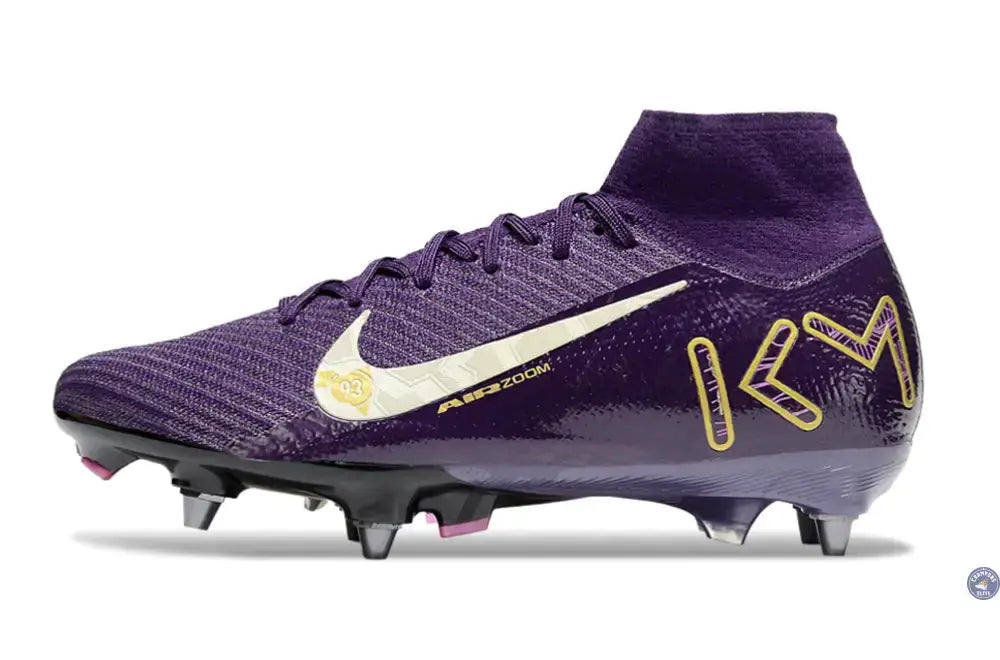 Air Zoom Mercurial Superfly 10 SG Mbappé Personal Edition - Violet/Blanc