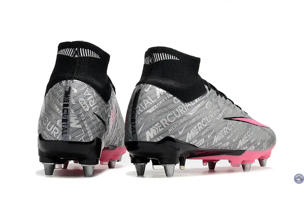 Air Zoom Mercurial Superfly 9 SG 25 - Argenté/Rose/Noir