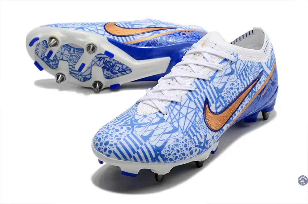 Air Zoom Mercurial Vapor 15 Anticlog SG-PRO CR7 Personal Edition - Blanc/Cuivré/Bleu