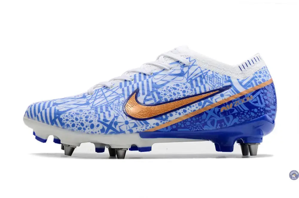 Air Zoom Mercurial Vapor 15 Anticlog SG-PRO CR7 Personal Edition - Blanc/Cuivré/Bleu
