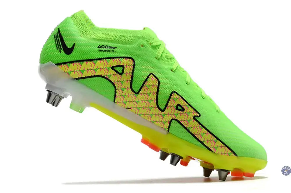 Air Zoom Mercurial Vapor 15 SG - Vert/Jaune/Noir/Orange