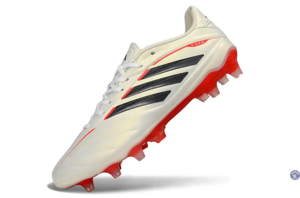 COPA PURE ELITE 4 FG BORN FOR GOALS-BLANC/ARGENTÉ/NOIR/LUCID RED