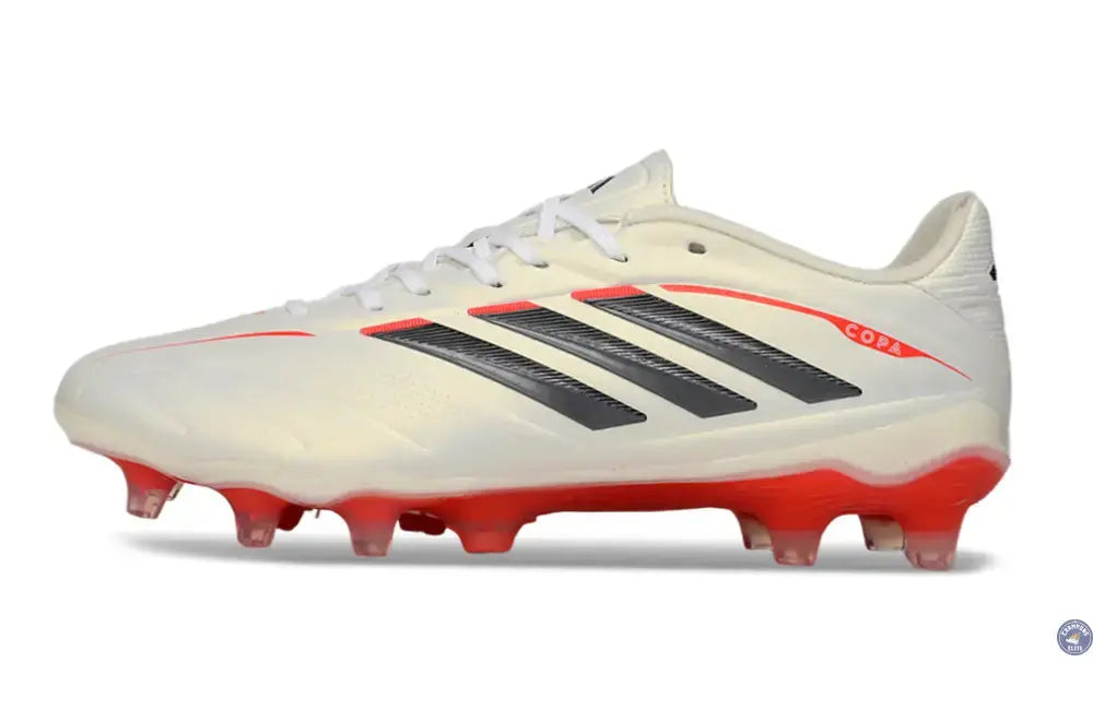 COPA PURE ELITE 4 FG BORN FOR GOALS-BLANC/ARGENTÉ/NOIR/LUCID RED