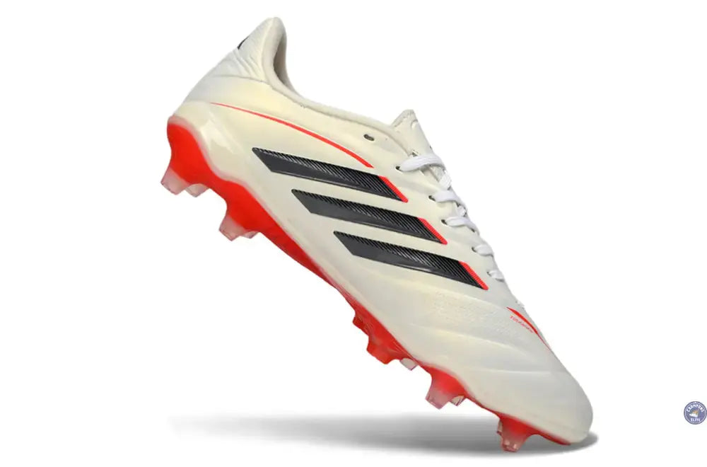 COPA PURE ELITE 4 FG BORN FOR GOALS-BLANC/ARGENTÉ/NOIR/LUCID RED