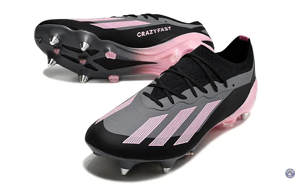 Crazyfast SG - Noir/Rose/Gris
