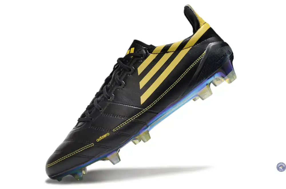 F50 ELITE ADIZERO 2010 FG REMAKE - NOIR/JAUNE ÉDITION LIMITÉE