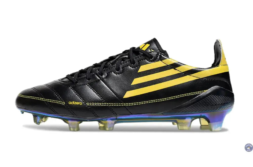 F50 ELITE ADIZERO 2010 FG REMAKE - NOIR/JAUNE ÉDITION LIMITÉE