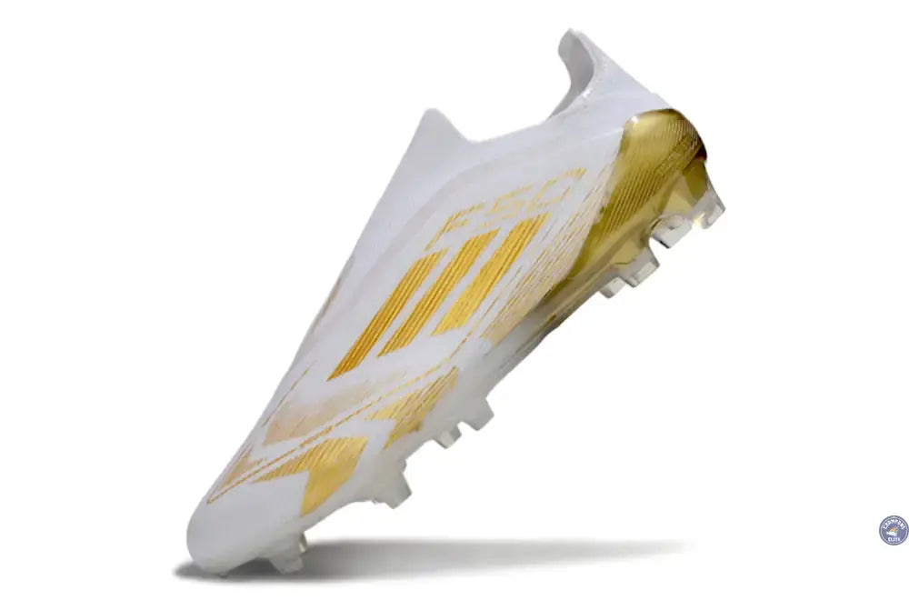 F50 Elite Laceless FG - Blanc/Doré