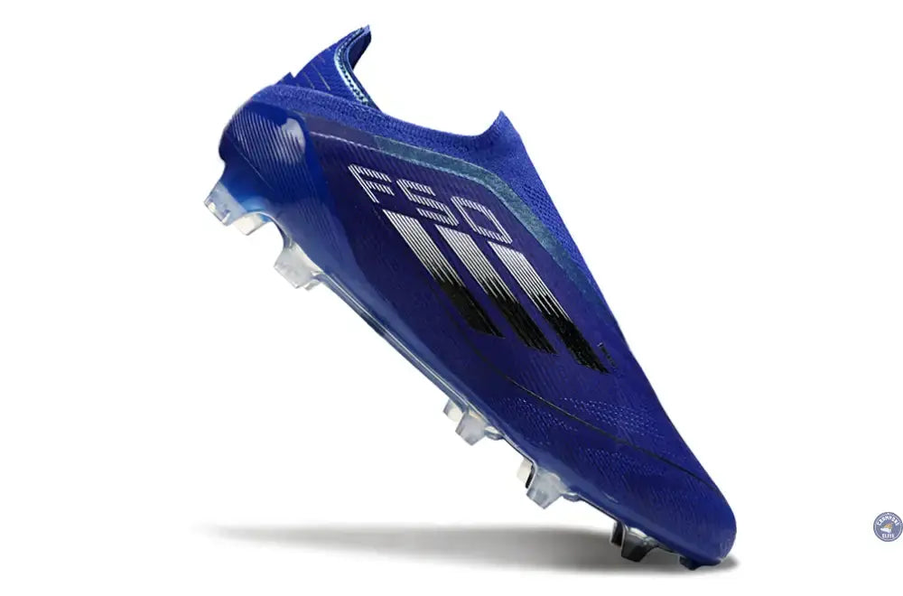 F50 Elite Laceless FG - Bleu/Noir