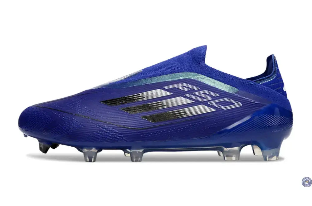 F50 Elite Laceless FG - Bleu/Noir