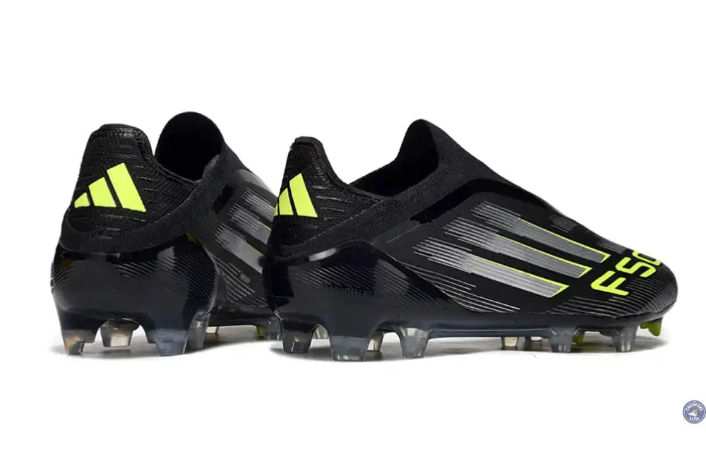 F50 Elite Laceless FG - Electric Stealth - Noir/Vert/Gris