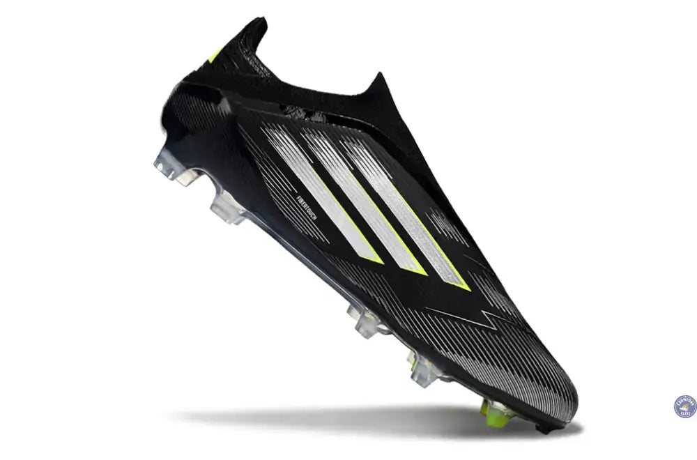 F50 Elite Laceless FG - Electric Stealth - Noir/Vert/Gris