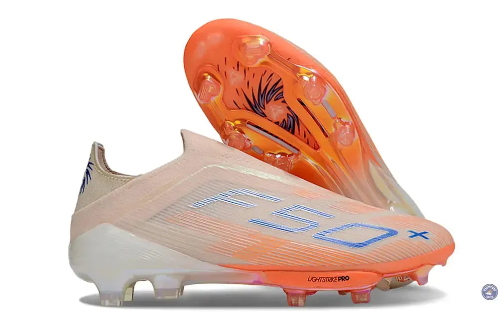 F50+ Elite Laceless FG - Orange/Bleu/Rose