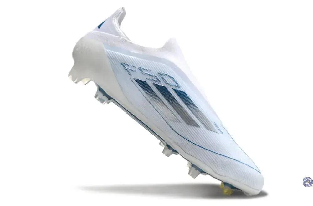 F50 Elite Laceless FG Polar Victory - Blanc/Argenté/Bleu