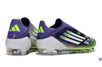 F50 Elite Laceless FG - Radiant Blaze- Violet/Vert/Blanc