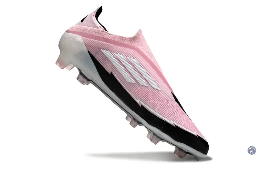 F50 Elite Laceless FG - Rose/Noir/Blanc
