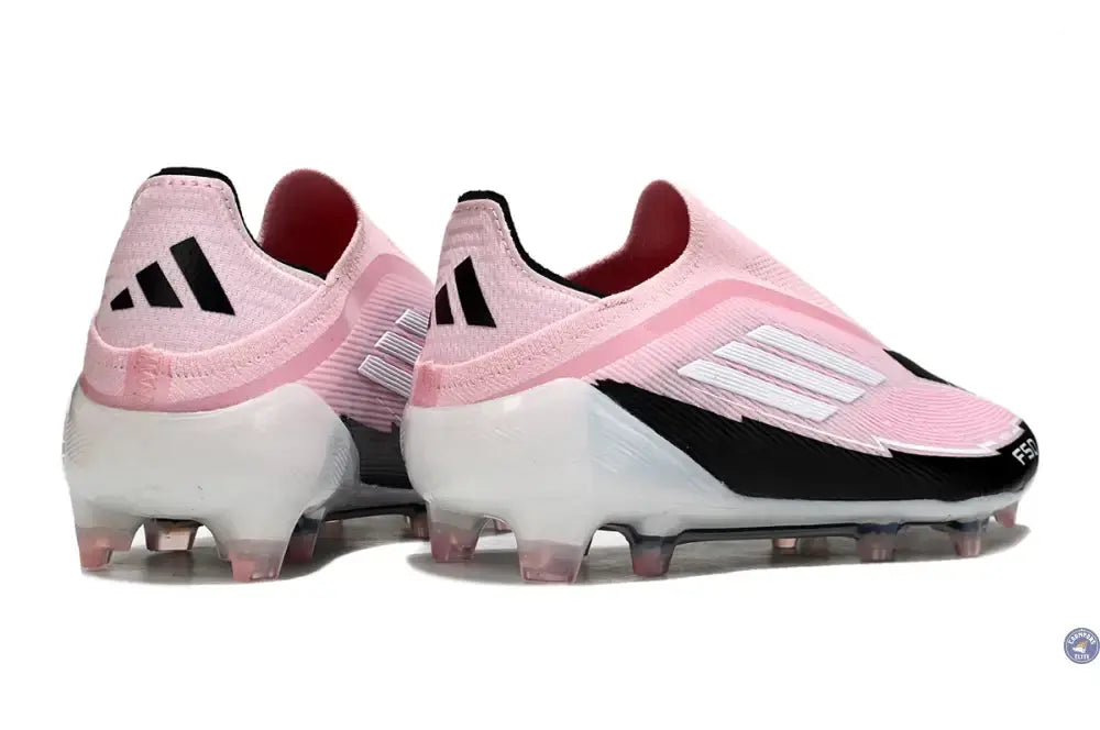 F50 Elite Laceless FG - Rose/Noir/Blanc